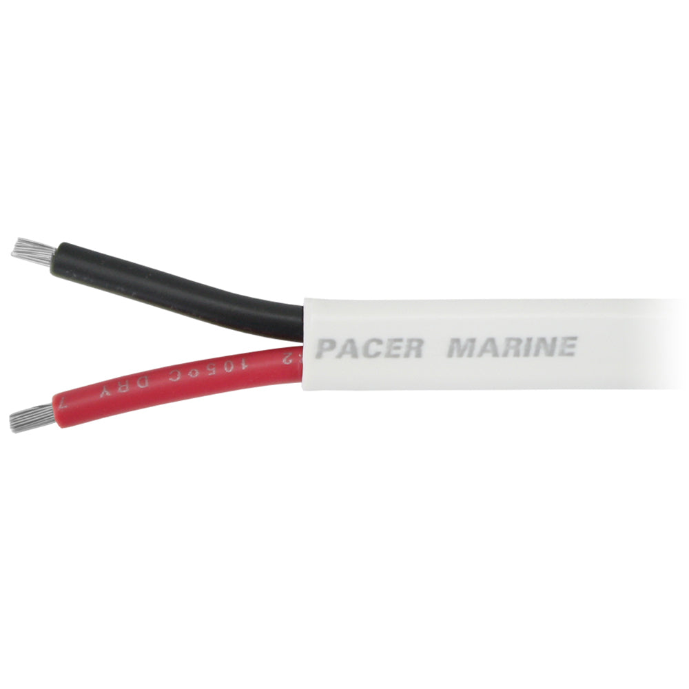 Pacer 18/2 AWG Duplex Cable - Flat Cable - Red/Black - 500&
