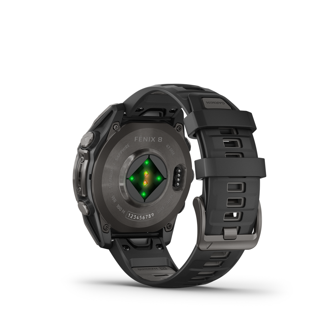 fēnix® 8 – 47 mm, AMOLED Sapphire Carbon Gray DLC Titanium