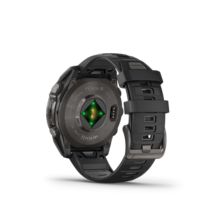 fēnix® 8 – 47 mm, AMOLED Sapphire Carbon Gray DLC Titanium