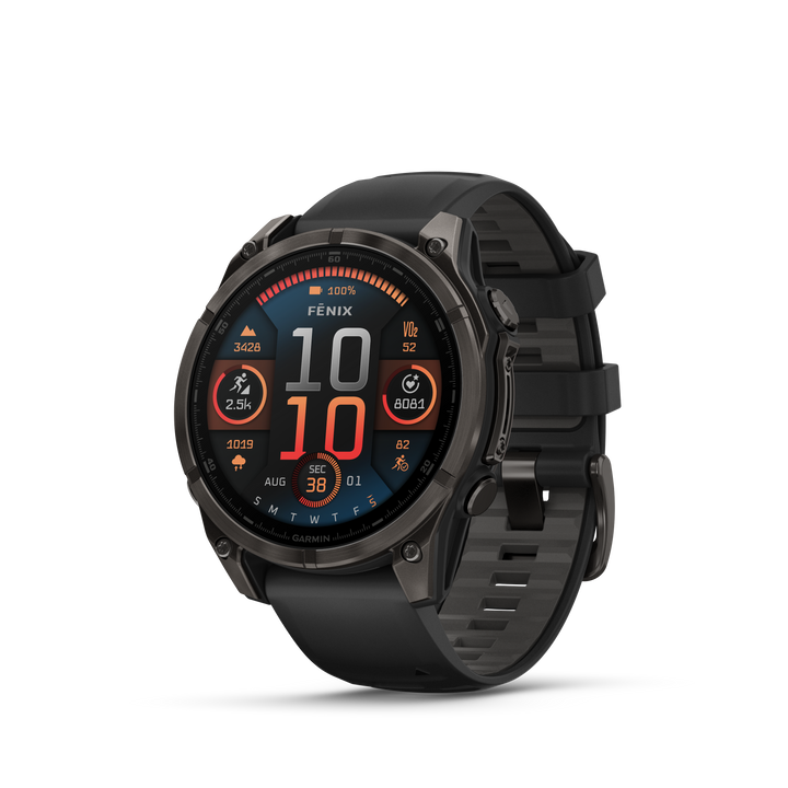 fēnix® 8 – 47 mm, AMOLED Sapphire Carbon Gray DLC Titanium