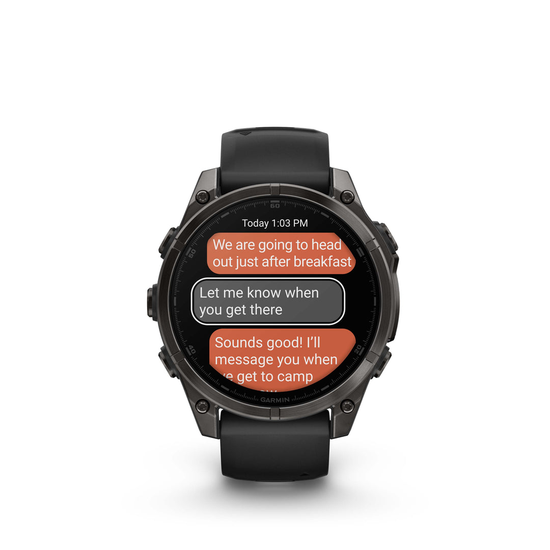 fēnix® 8 – 47 mm, AMOLED Sapphire Carbon Gray DLC Titanium