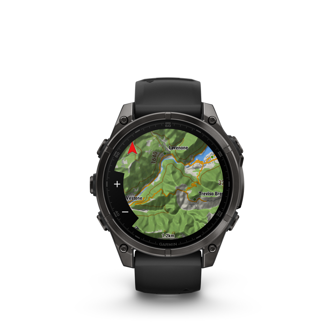 fēnix® 8 – 47 mm, AMOLED Sapphire Carbon Gray DLC Titanium