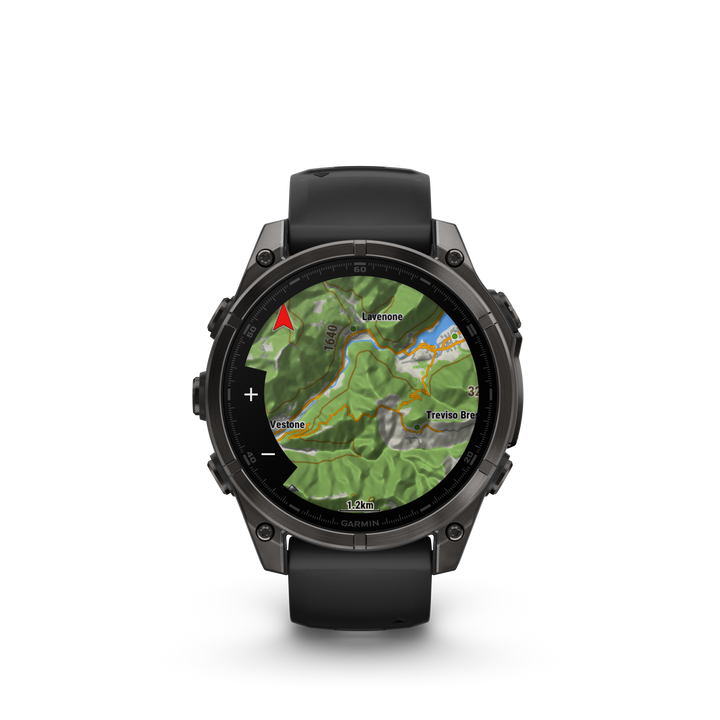 fēnix® 8 – 47 mm, AMOLED Sapphire Carbon Gray DLC Titanium