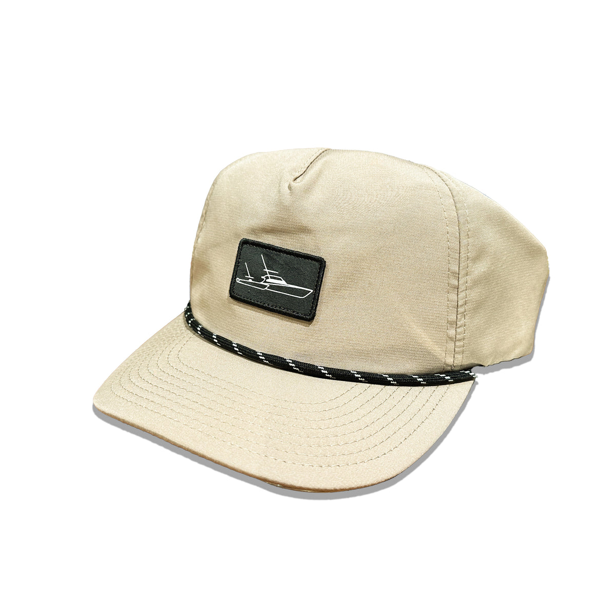 Classic Boats Only Rope Hat Khaki