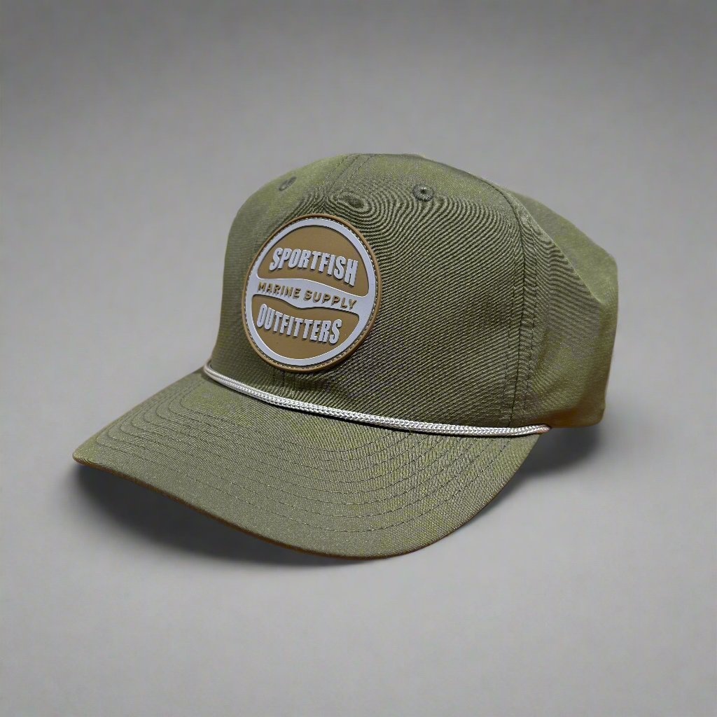 green sportfish outfitters hat 