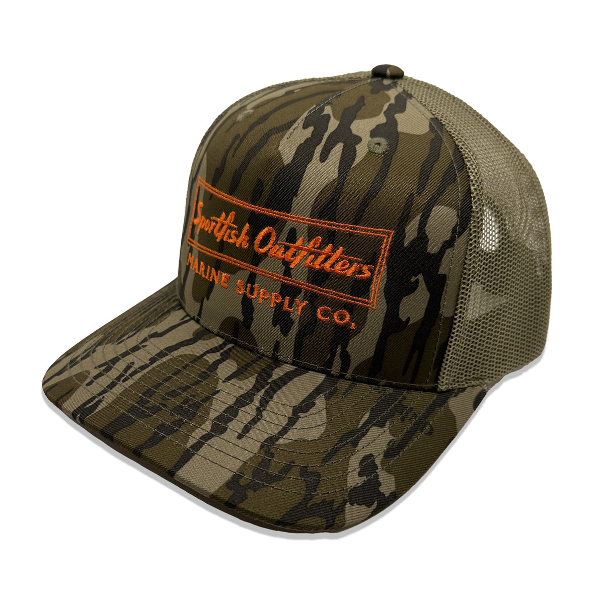 Bottomland Camo Low Country Marine Supply Hat
