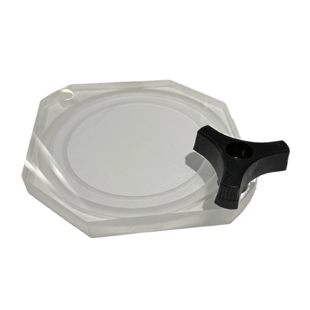 Scot Pump acrylic strainer lid and knob for Sportfish boats 