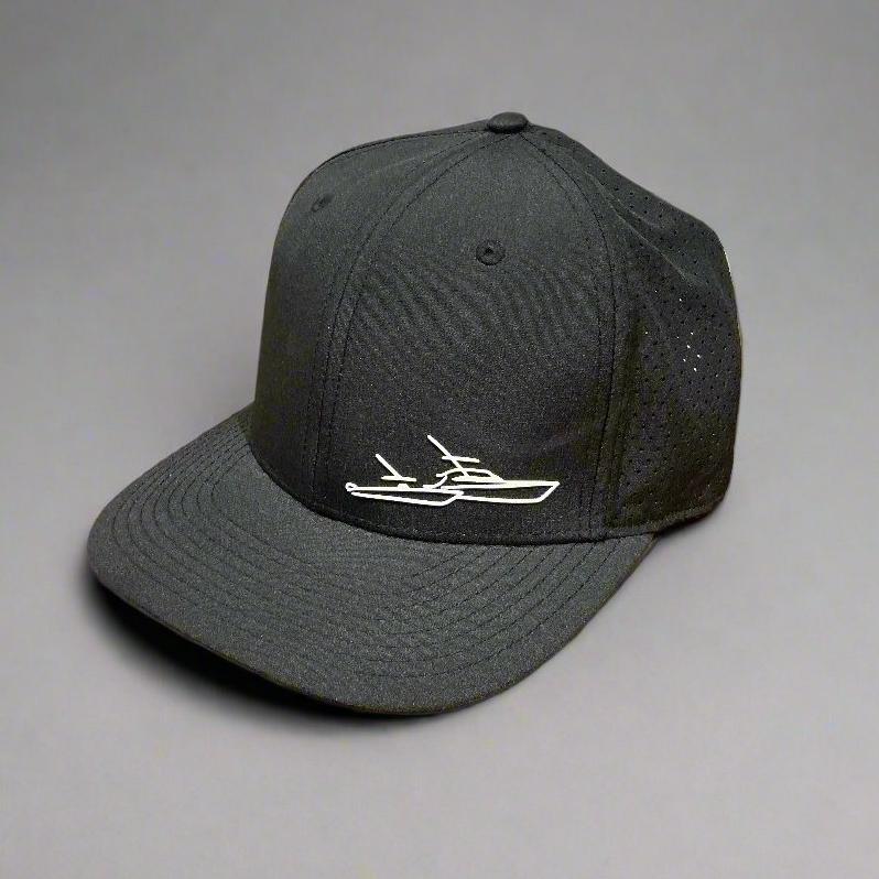 Boats Only - UV Lite / Black Adjustable Hat