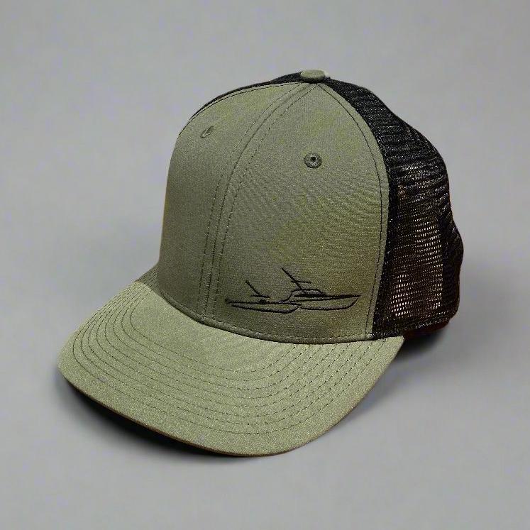 Boats Only - UV Lite / Olive Adjustable Hat