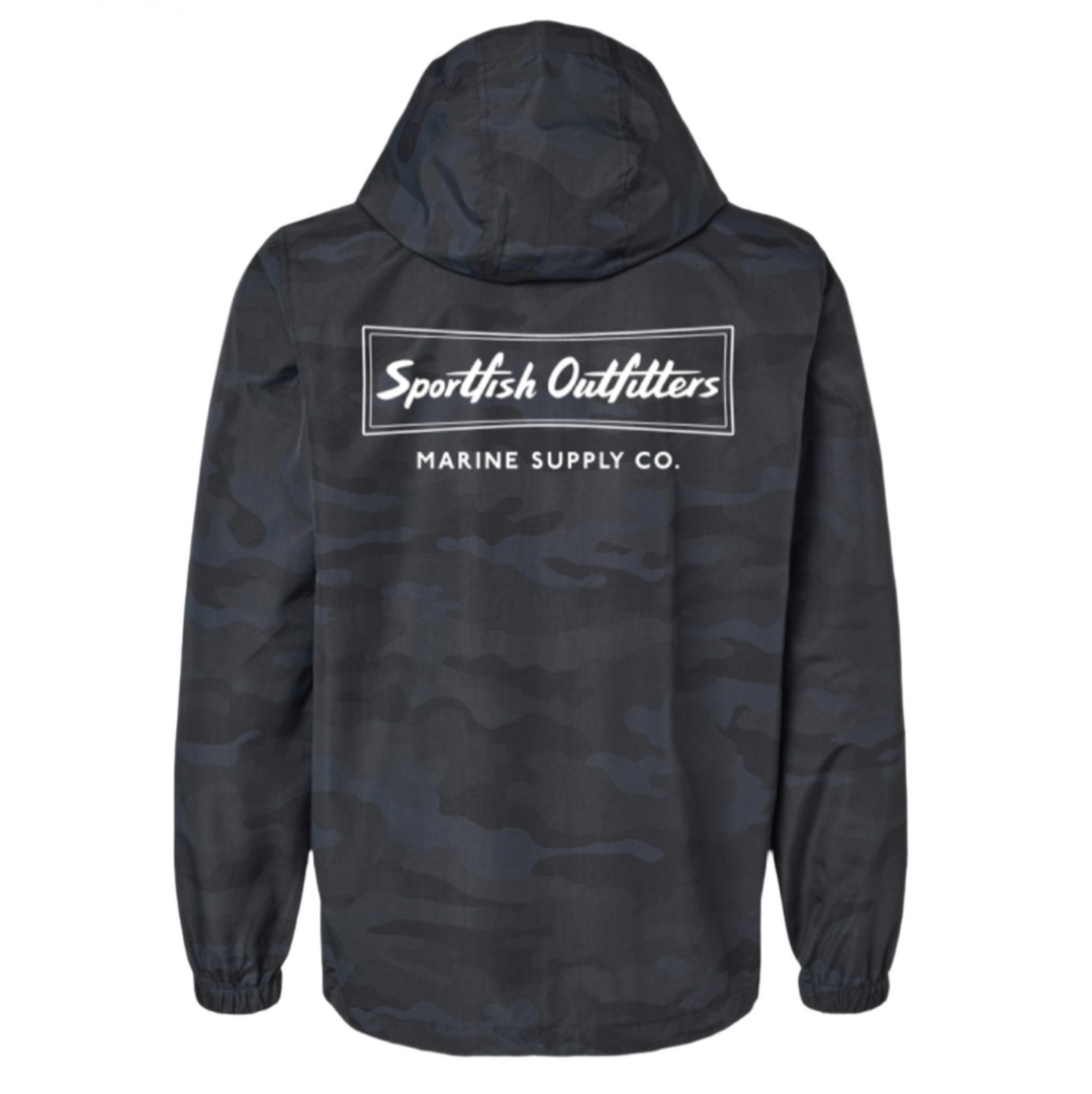 Sportfish Outfitters pullover rain jacket 