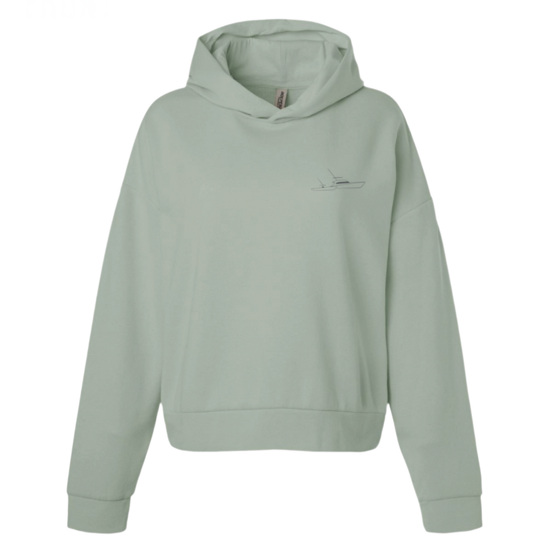 Sportfish Outfitters Ladies Hoodie - Sage