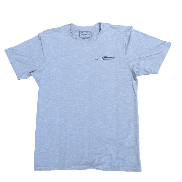 Sportfish Outfitters Tech Short Sleeve - Alloy Heathered
