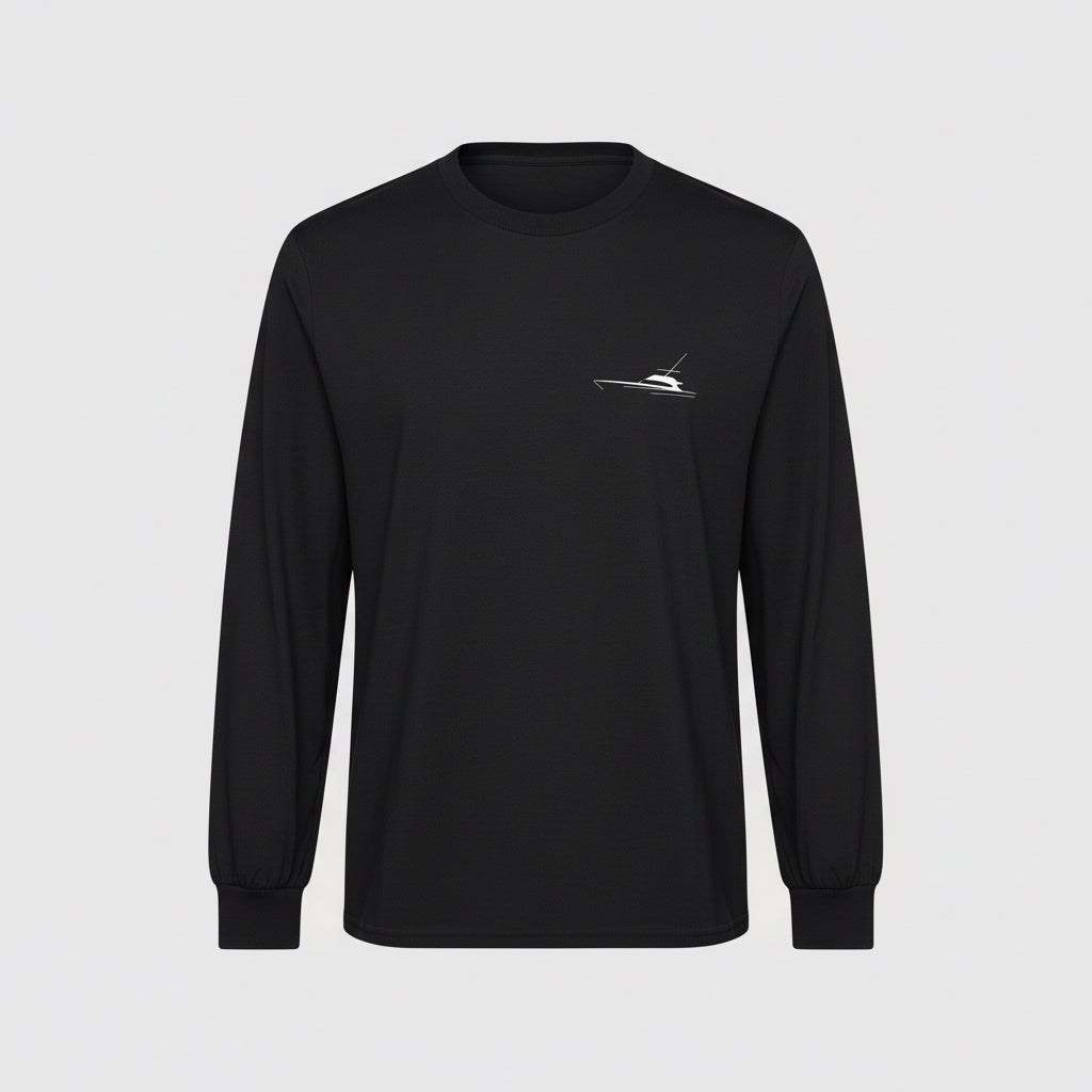 Sportfish Outfitters Black Long Sleeve Tee