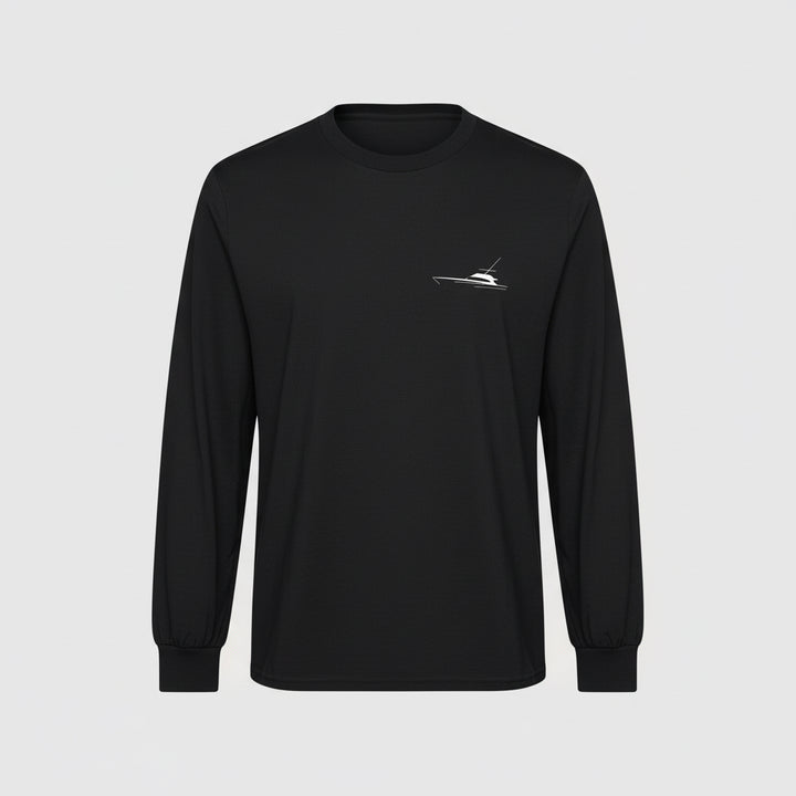Sportfish Outfitters Black Long Sleeve Tee