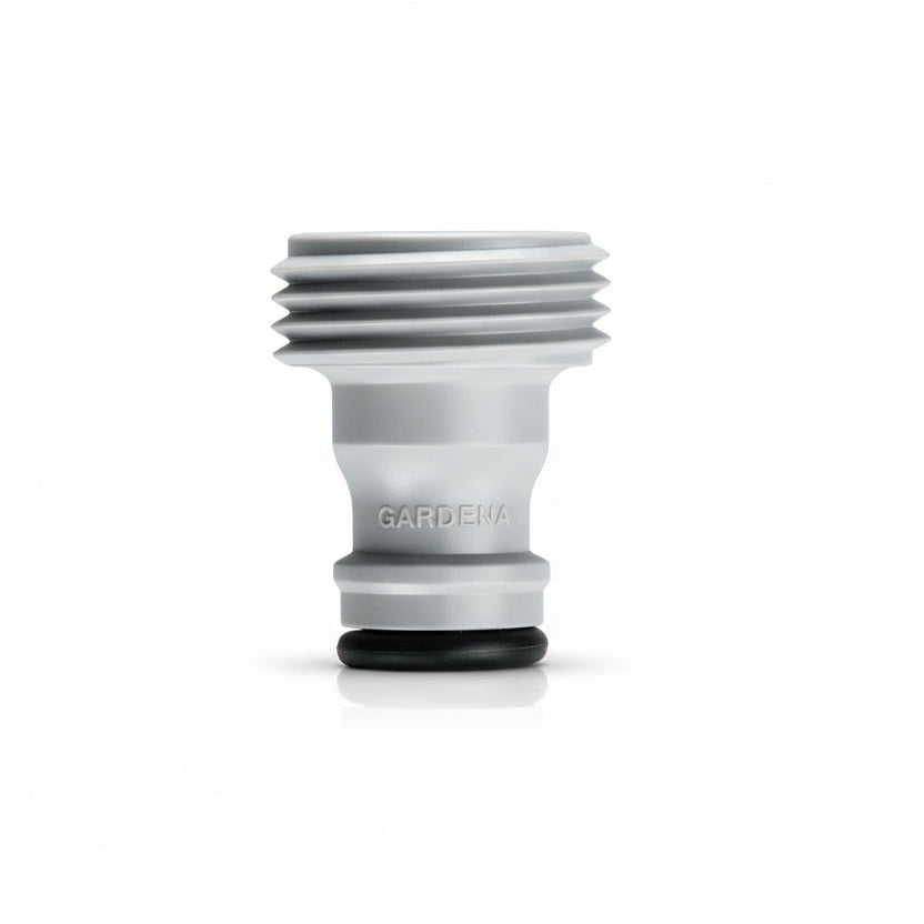 Gardena Hose Adapter Quick Connect to Male Thread - Sold as 2pk