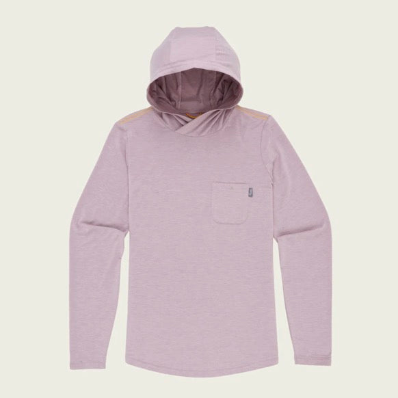 Marsh Wear Women's Buxton Hooded Sun Shirt - Wood Rose Heather