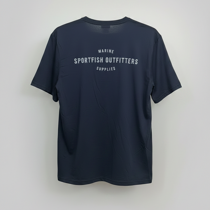 Sportfish Outfitters X Florence Marine Airtex Short Sleeve Shirt - Department Navy