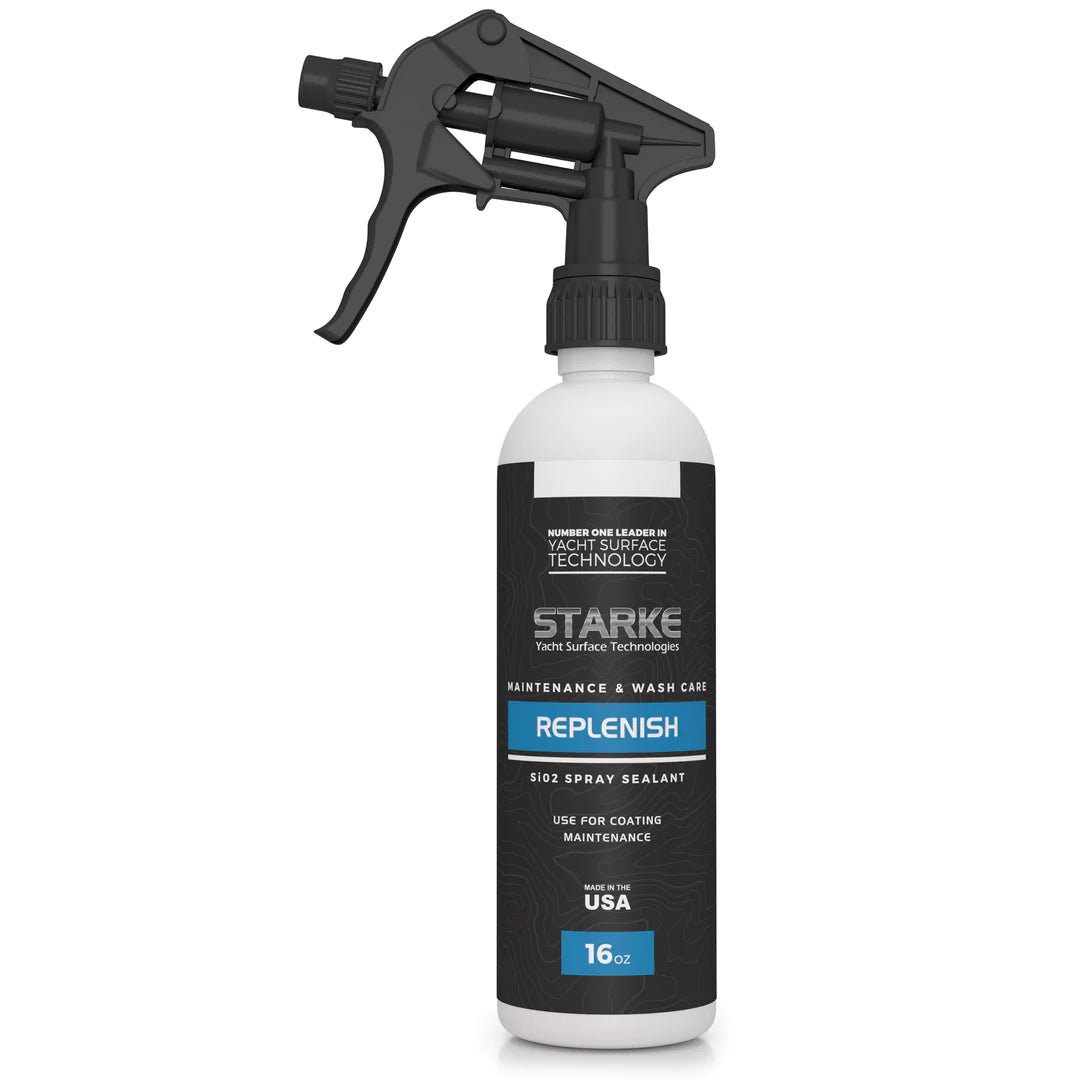 Starke replenish silica spray for sportfish boats 