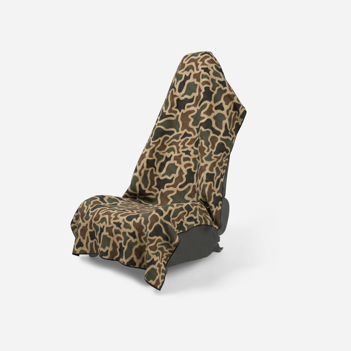 Nomadix Car Seat Cover Towel - Duck Camo Bush