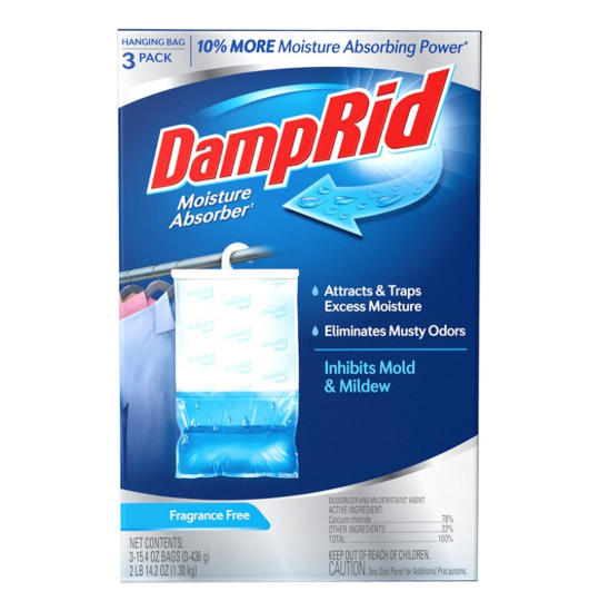 Damprid Hanging Moisture Absorber Fresh Scent 15.4 oz. 3 pack