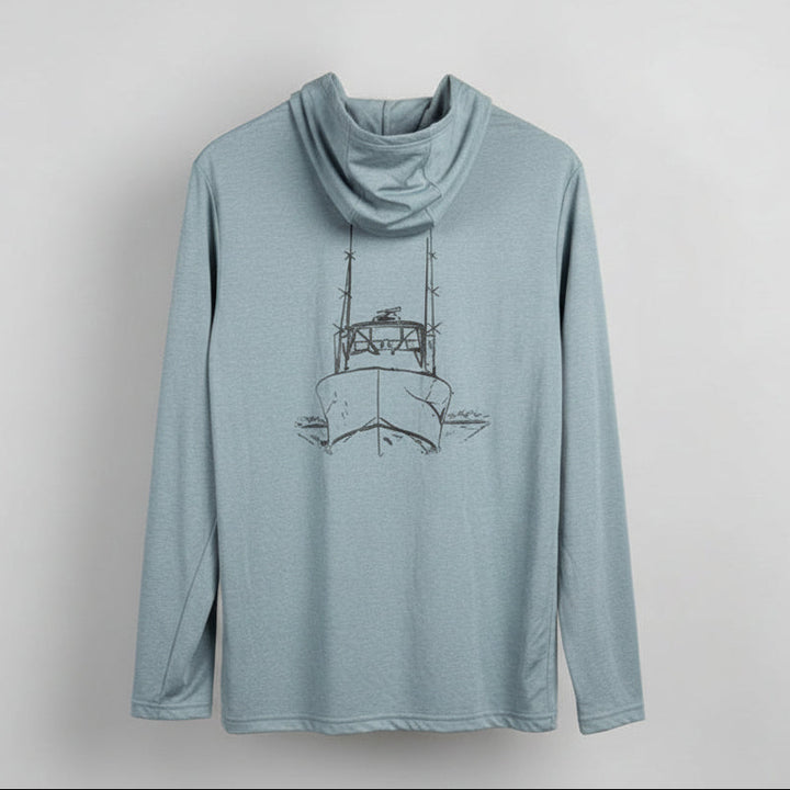 Sportfish Outfitters X Florence Marine Tech Hooded "Comin Home" Sun Shirt