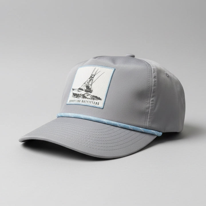 Sportfish Outfitters Steel Vintage Running Shot Rope Hat