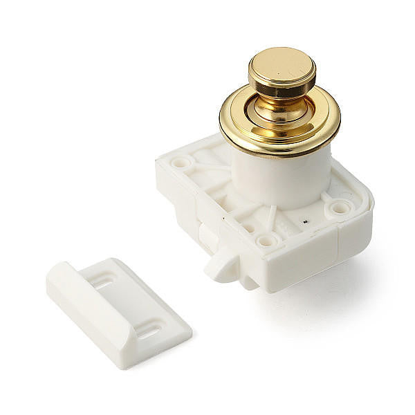 Sugatsune TLP-BB/PB - Polished Brass Push Lock Latch for Use with Polyamide Lock Body - Sold Separately