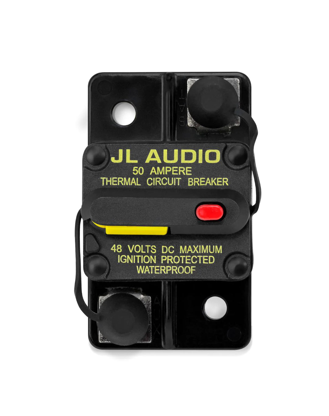 JL Audio XMD-MCB-50 Waterproof, Ignition Protected Circuit Breaker: 50 Amp