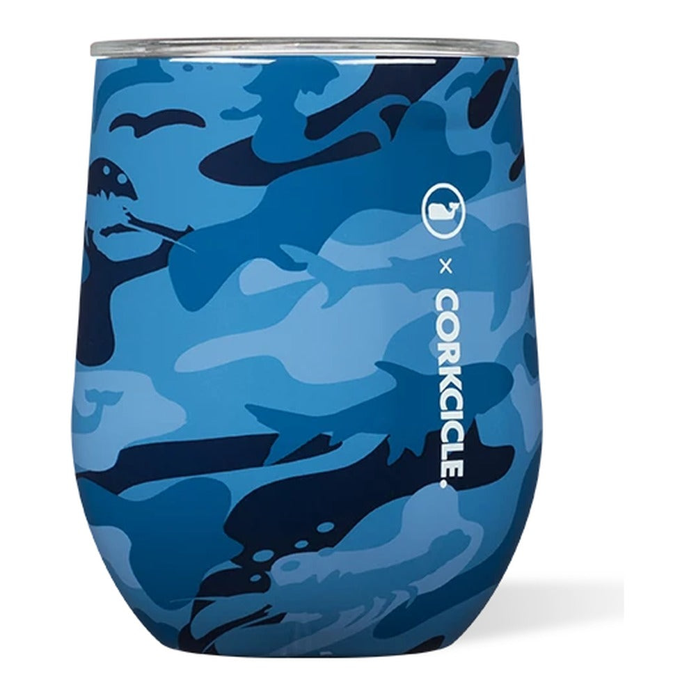 Corkcicle Stemless - 12oz Vineyard Vines Blue Camo