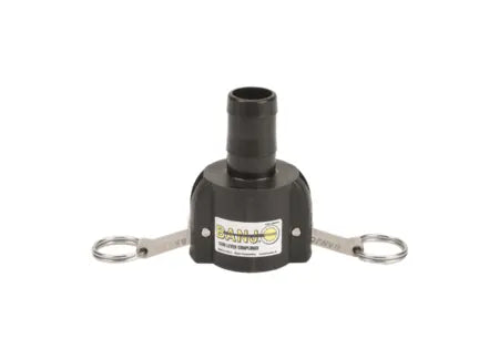 1" Female Coupler x 1" Hose Shank - Banjo Cam Lever Coupling (B100C)