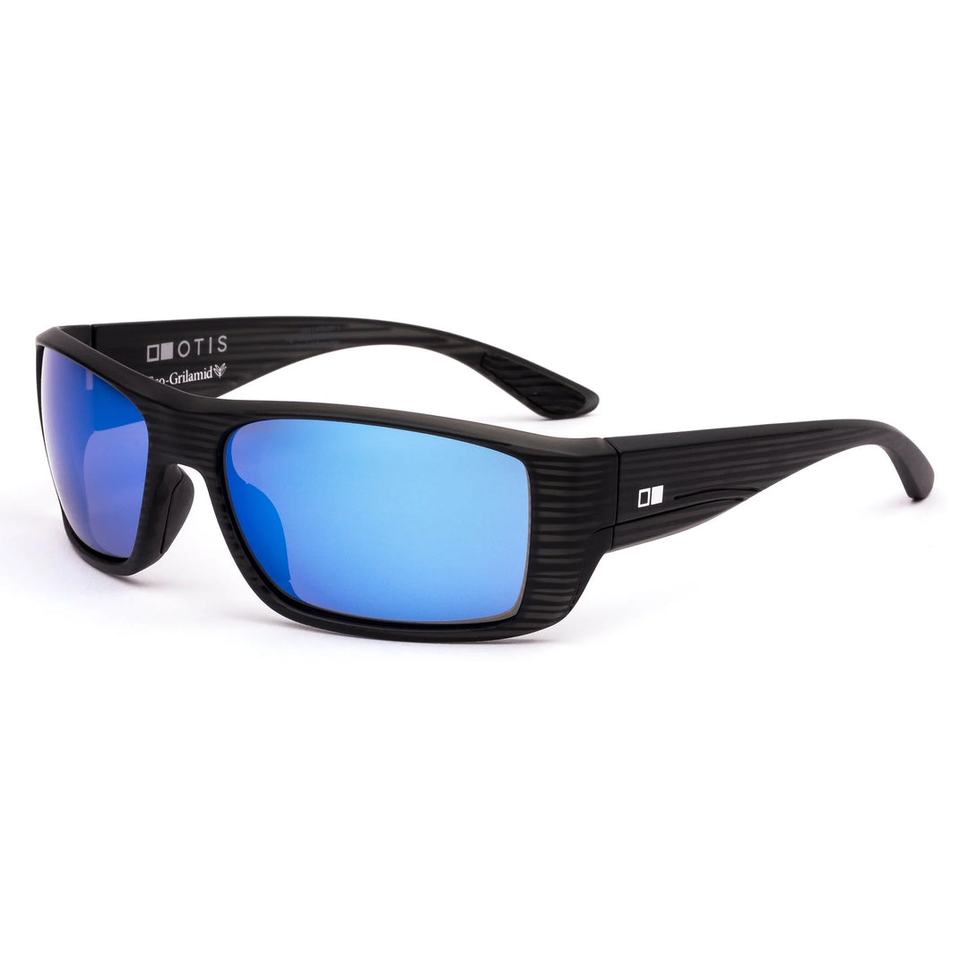 OTIS Eyewear Coastin Slim (Black Woodland Matte/L.I.T Mirror Blue) Polarized