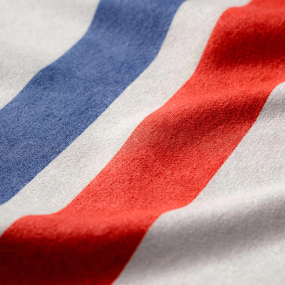 Nomadix Fitness Towel  Rally White Red and Blue