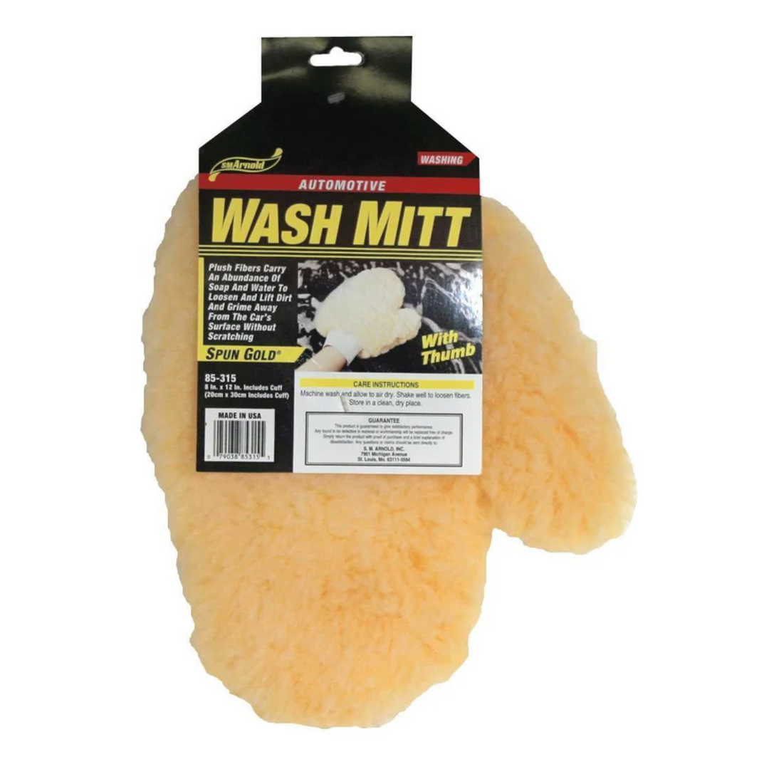 Spun Gold Wash Mitt With Thumb