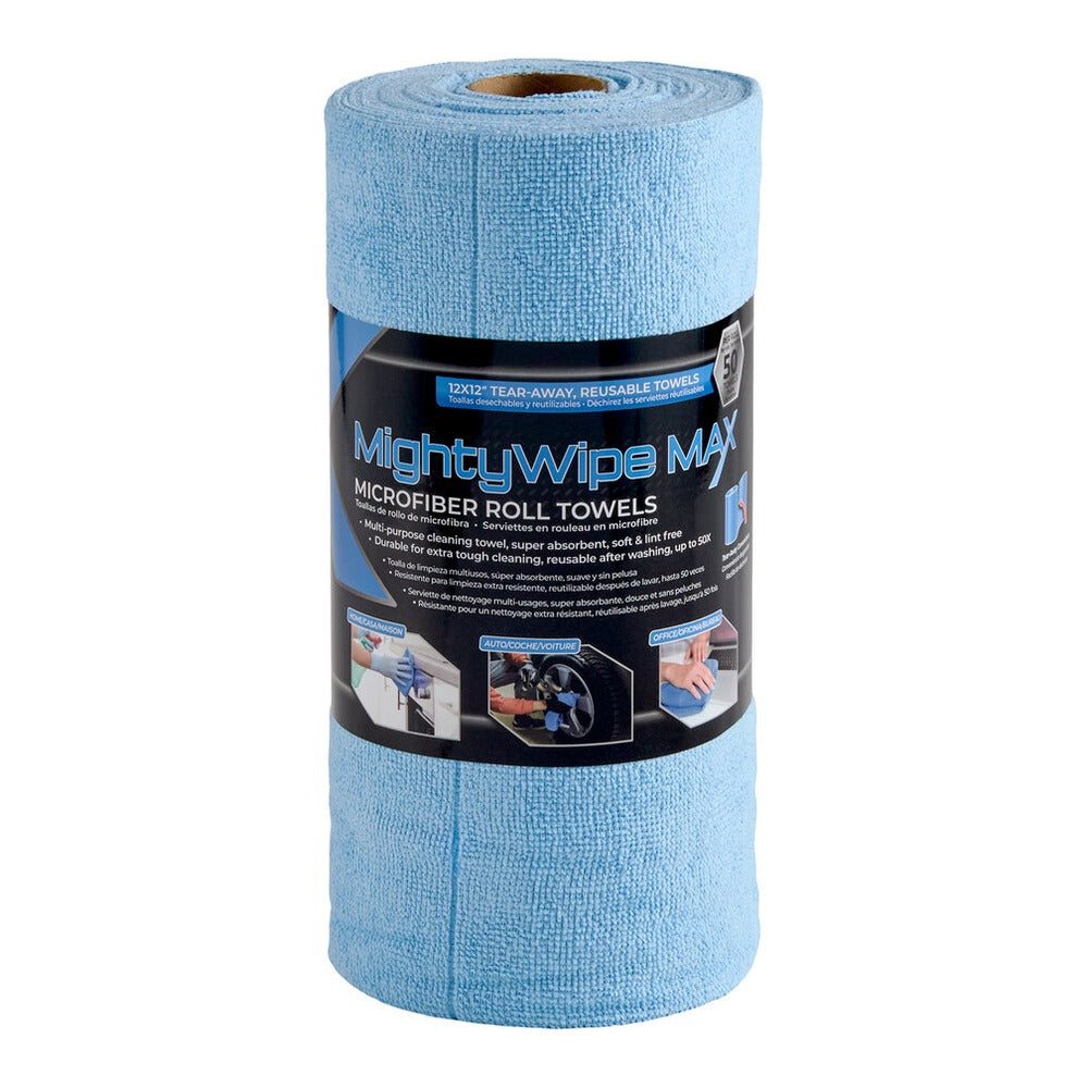 MightyWipe Max Microfiber Towel Roll Blue