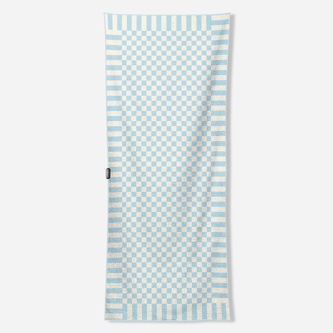 Nomadix Original Towel Checked Out Pale Blue Sky