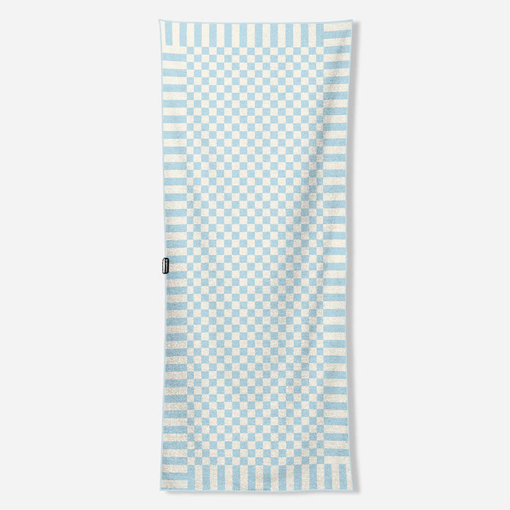 Nomadix Original Towel Checked Out Pale Blue Sky