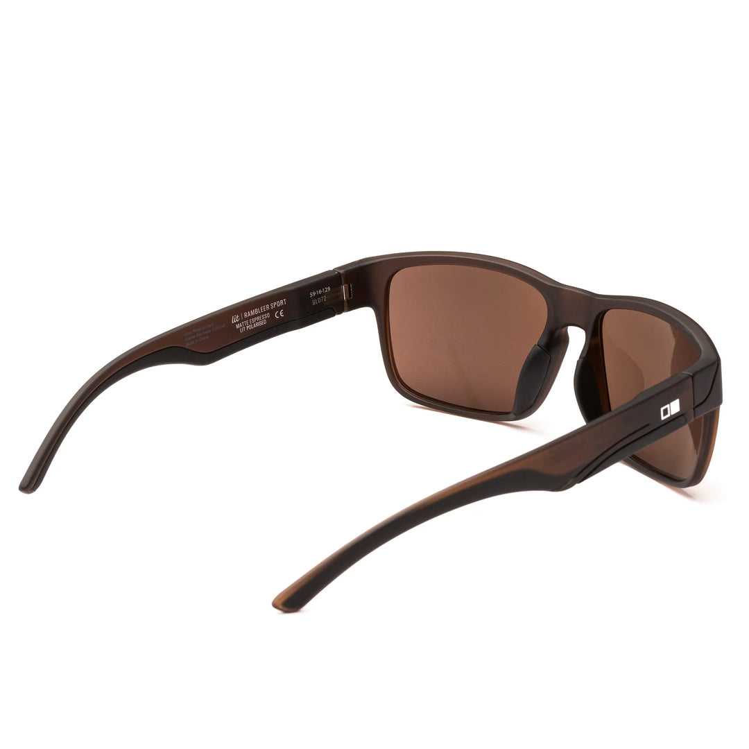 OTIS Eyewear Rambler Sport (Matte Espresso/L.I.T Brown) Polarized
