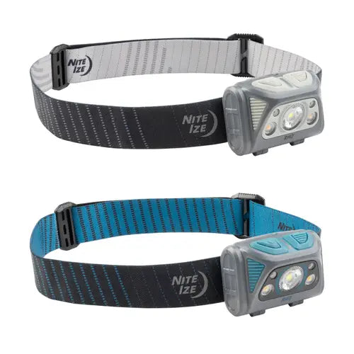 NITE IZE RADIANT® RH2™ PowerSwitch™ Rechargeable Headlamp - Blue/Grey