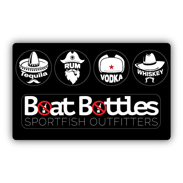 Sportfish Outfitters “Boat Bottles” Sticker Set