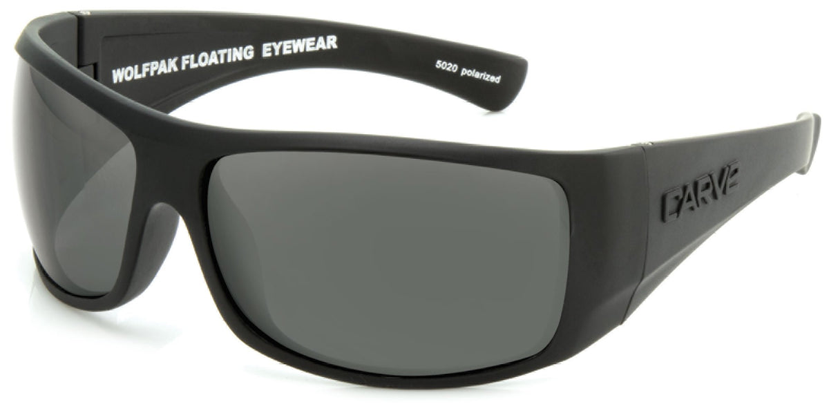 Carve Sunglasses - WOLFPAK Injected Polarized FLOATABLE Matte Tort