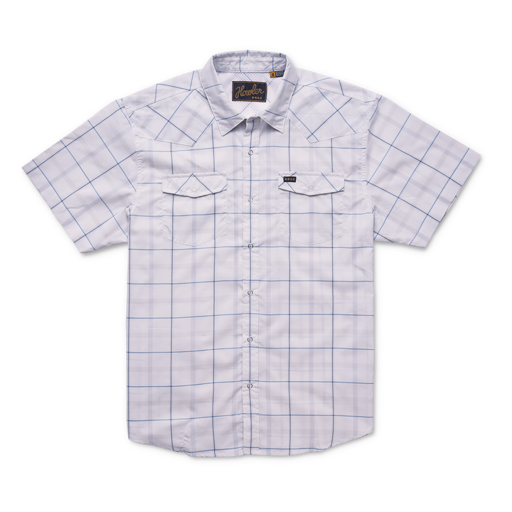 Howler H Bar B Tech Shirt / Portella Plaid Eggshell