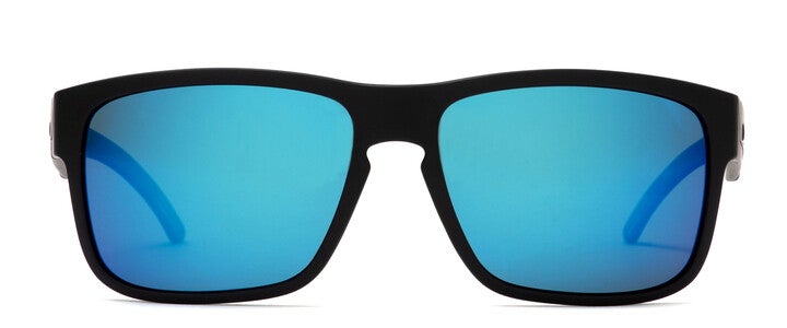 Otis Mineral Glass Eyewear RAMBLER Matte Black with Mirror Blue Polarized