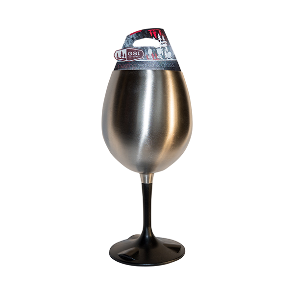 Stainless Wine Glass w/ Removable Base