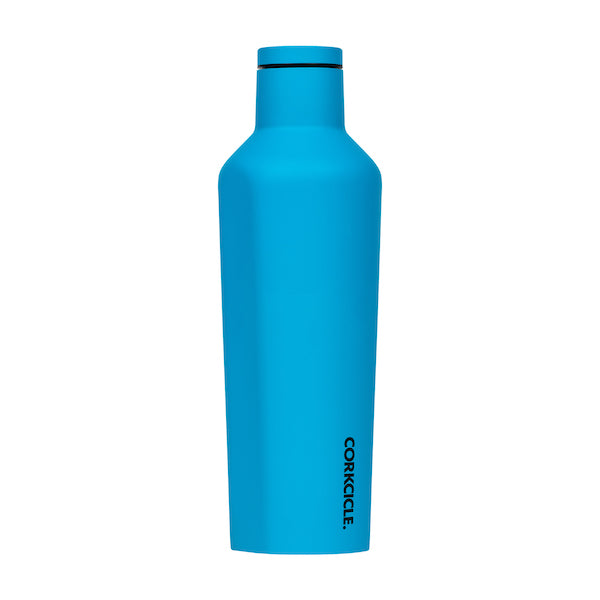 Corkcicle Canteen - 16oz Neon Lights Neon Blue