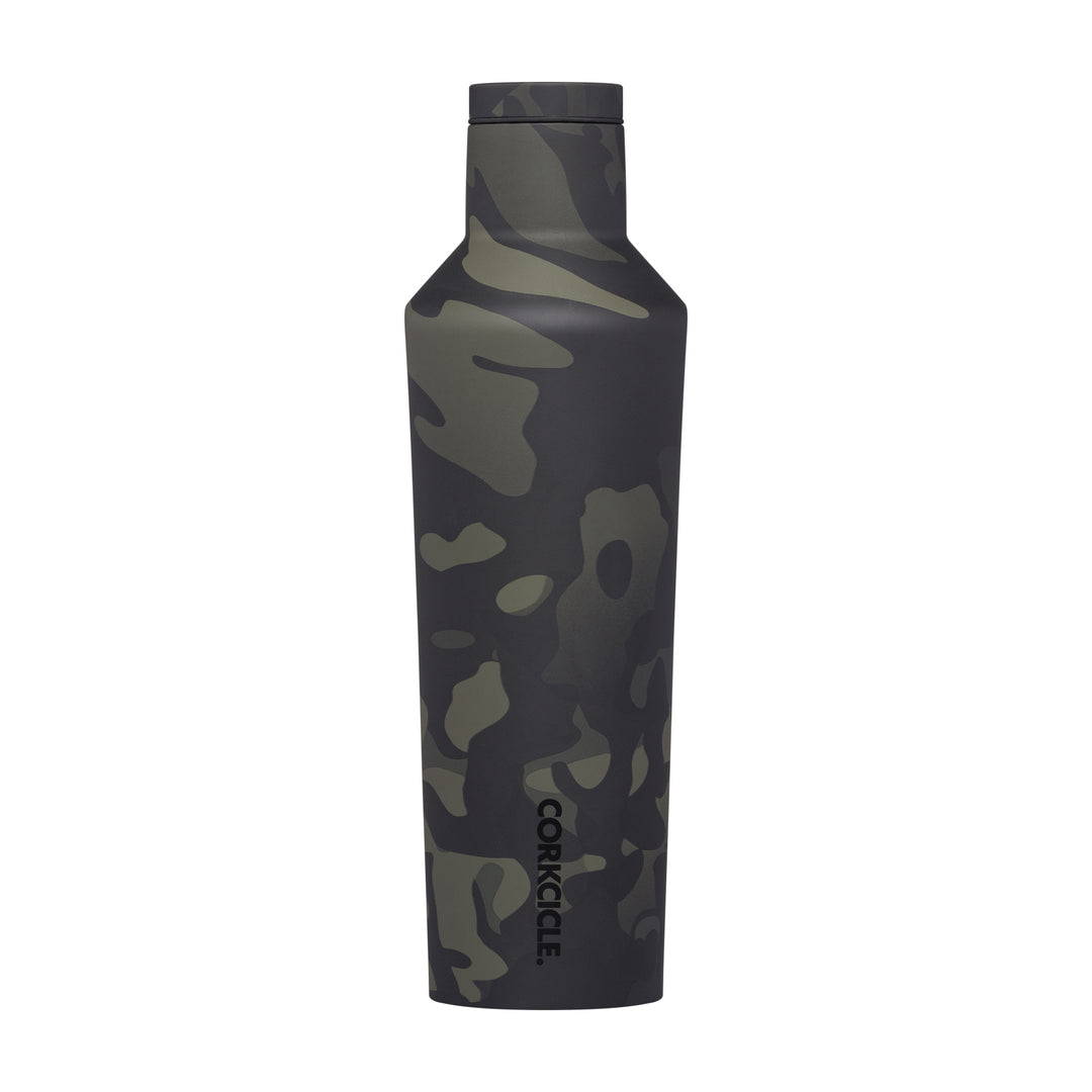 Corkcicle Canteen - 16oz Black Camo