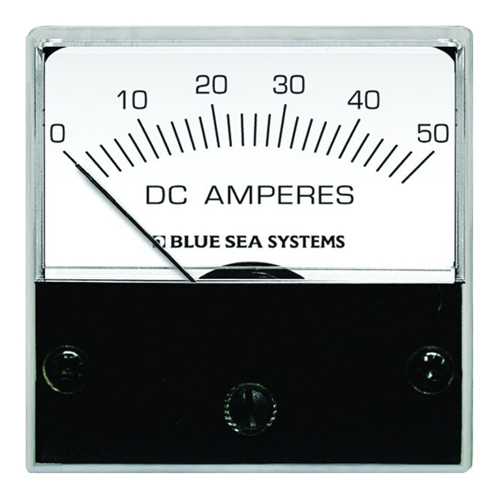 Blue Sea 8041 DC Analog Micro Ammeter - 2&quot; Face, 0-50 Amperes DC [8041]