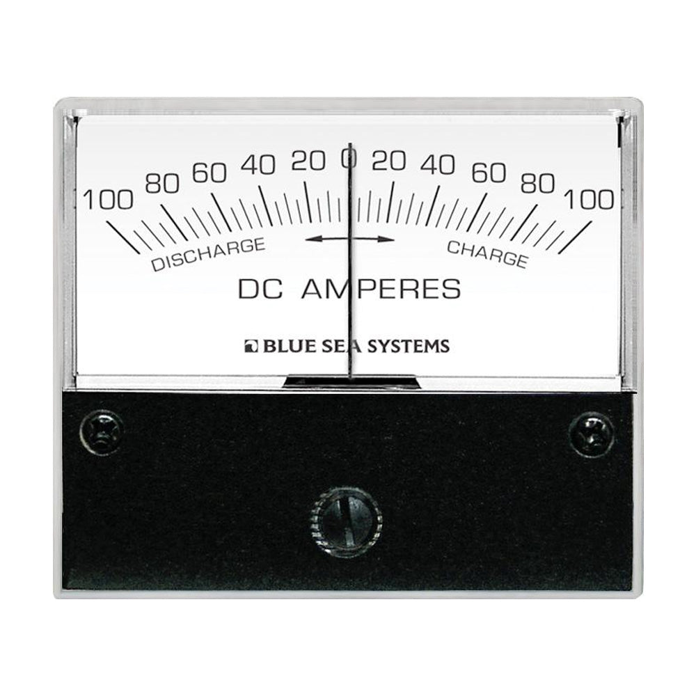 Blue Sea 8253 DC Zero Center Analog Ammeter - 2-3/4&quot; Face, 100-0-100 Amperes DC [8253]