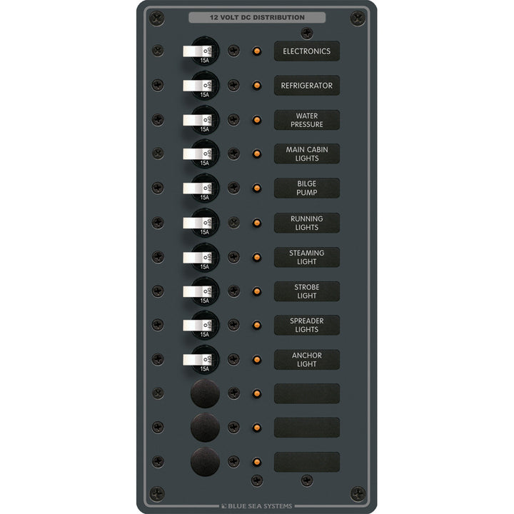 Blue Sea 8376 Panel DC 13 Position Vertical [8376]