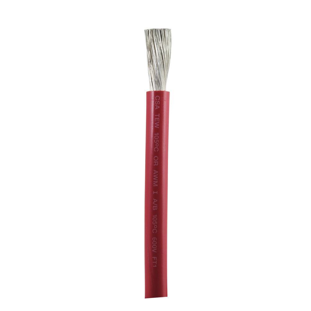 Ancor Red 4 AWG Battery Cable - 25' [113502]