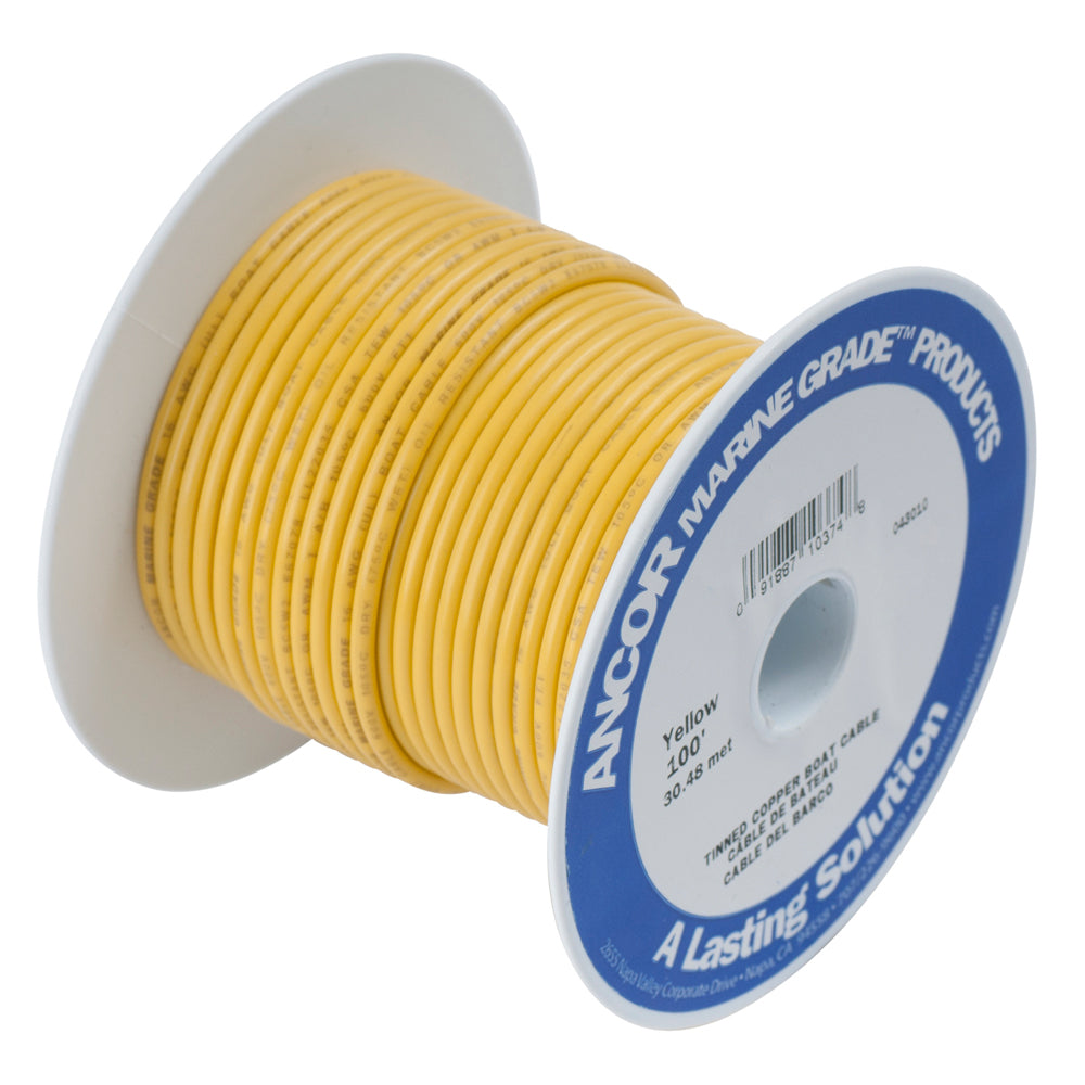 Ancor Yellow 4 AWG Battery Cable - 25&#39; [113902]